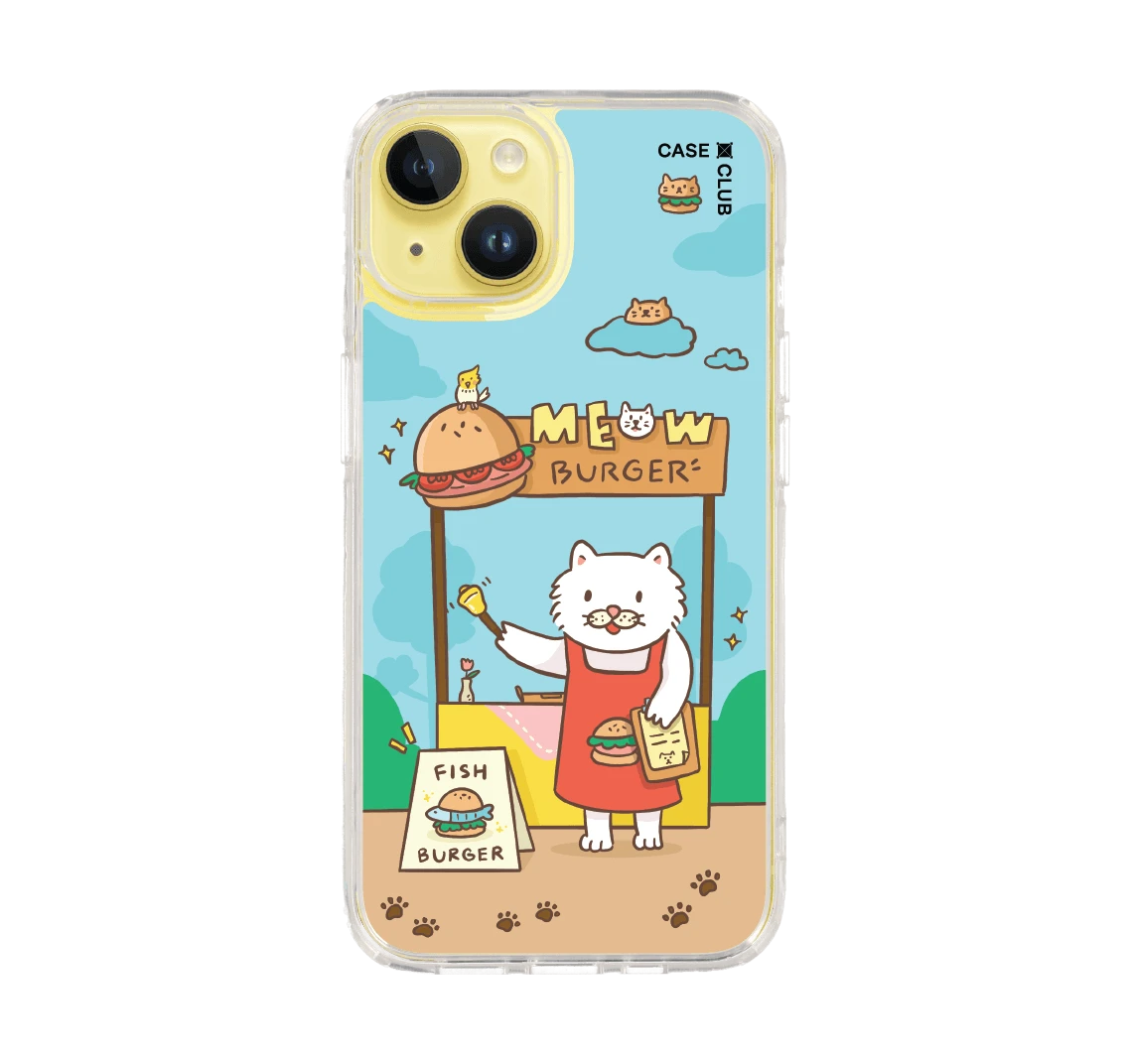 persian cat meow burger